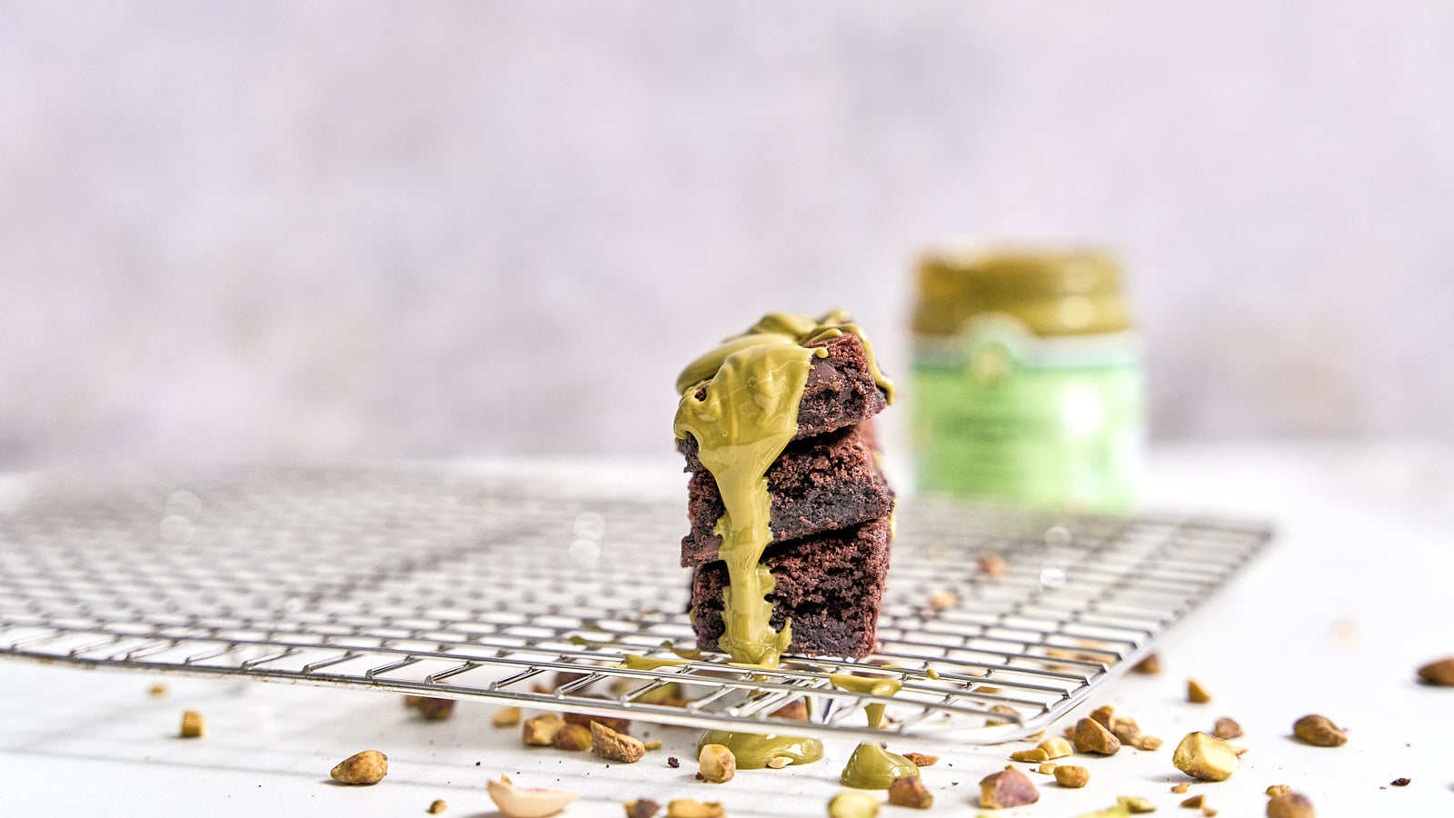 Pistachio Butter Brownies