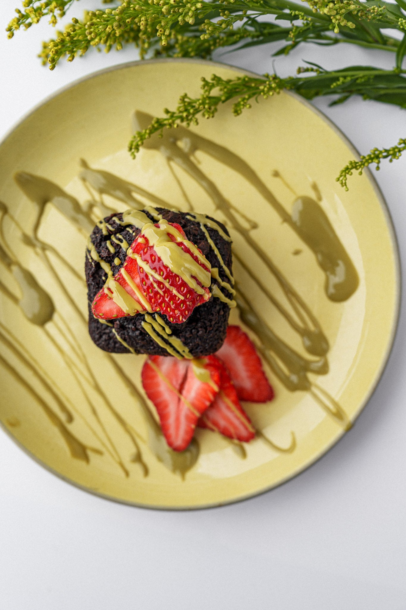 Pistachio Cream Brownie